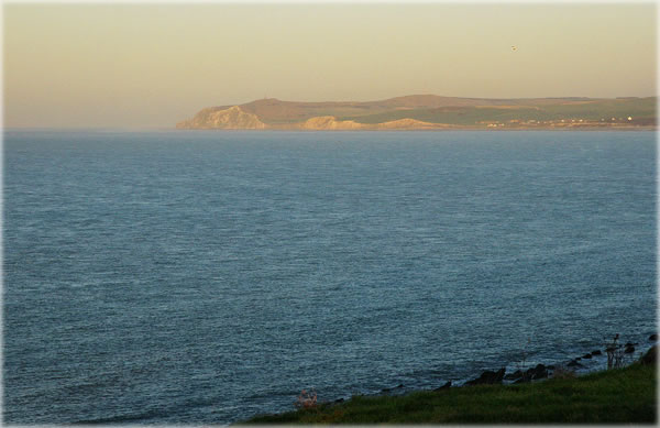 Cap Blanc Nez from Cap Gris Nez, in northern France on the English Channel. Photo by Eric Francis.