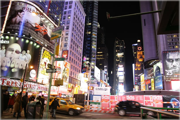 Planet Waves is advertising free. Photo of Times Square by Eric Francis.