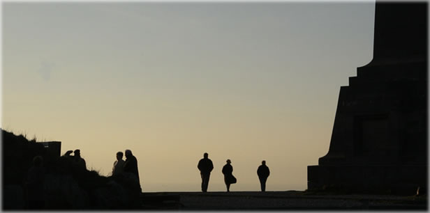 World War I memorial at Cap Blanc Nez, high above the English Channel near Calais, France. Photo by Eric Francis.