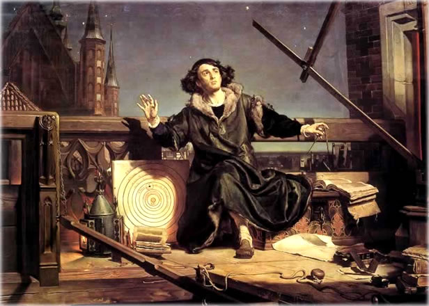 The astronomer Copernicus: Conversation with God. Painting by Jan Matejko.
