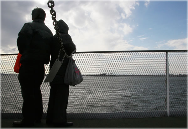 Boat to Ellis Island. Photo by Eric Francis.