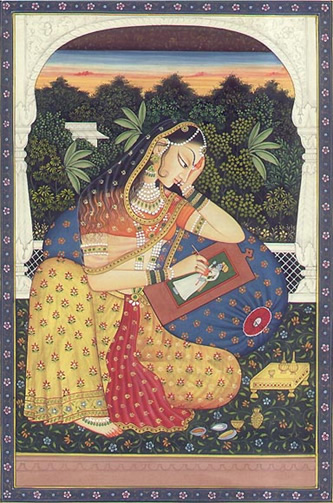 The goddess Shrimati Radha Rani, courtesy of Wikipedia.