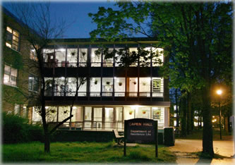 Capen Residence Hall at SUNY New Paltz, pictured in the spring of 2007. Photo by Eric Francis.