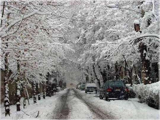 Tehran in winter, February 2001